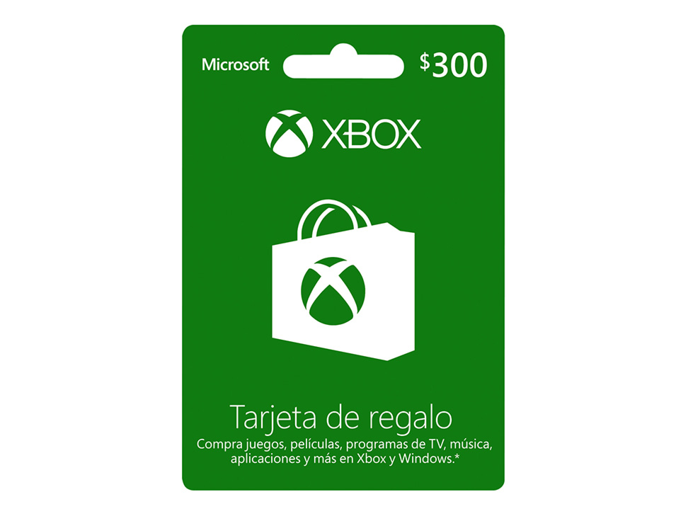 Tarjeta Xbox Live CSV 300 MXN-Liverpool es parte de MI vida