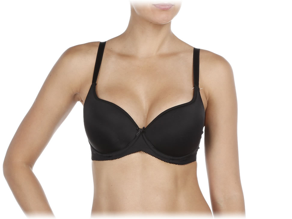 BRASSIERE PRINCESS D LUXE, 36B, NEGRO